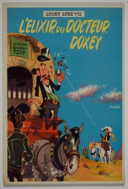 Lucky Luke 7 - L'élixir du Docteur Doxey Édition originale cartonnée française de...