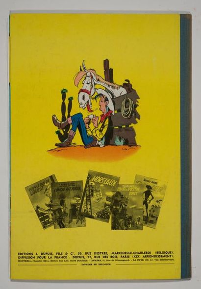 Lucky 9 - Des rails sur la prairie Édition originale cartonnée française de 1957....