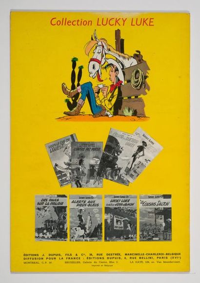 Lucky Luke 13 - Le juge Édition originale de 1959. Dos bien carré, plats aux couleurs...