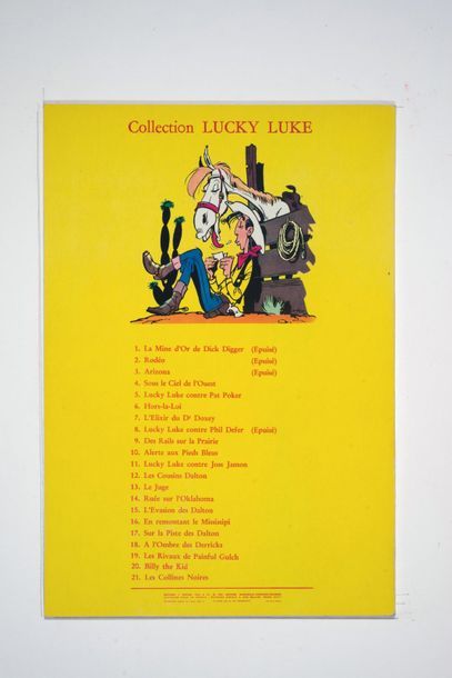 Lucky Luke 22 - Les Dalton dans le blizzard Édition originale de 1963. Plats brillants...