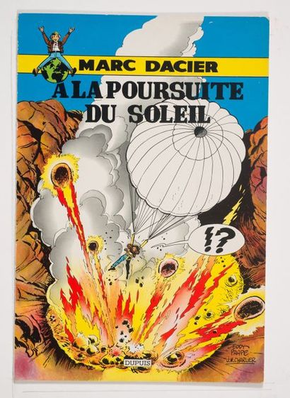 Marc Dacier - A la poursuite du soleil Édition originale de 1961. Dos parfaitement...