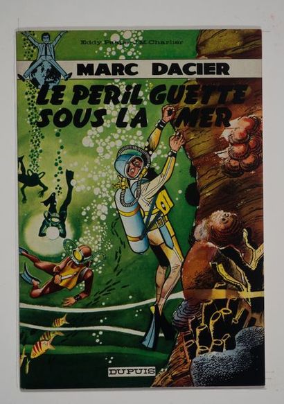 Marc Dacier - Le péril guette sous la mer Édition originale de 1962. Dos parfaitement...