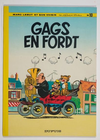 Marc Lebut 10 - Gags en Ford T Édition originale de 1975. Dos rond jaune bien ferme...