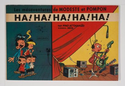 Modeste et Pompon - Ha! Ha! Ha! Ha! Ha! Édition originale de 1964. Dos parfaitement...