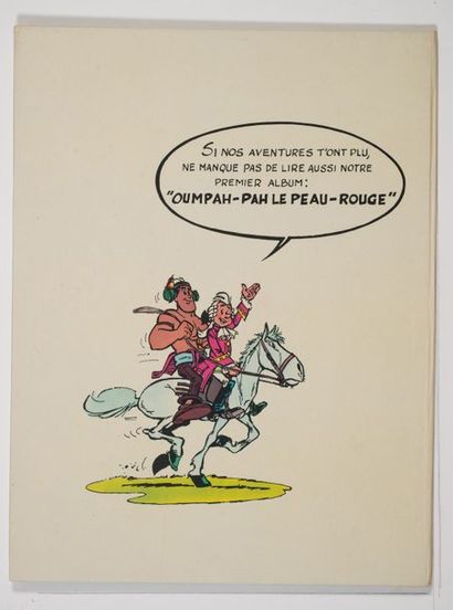 Oumpah-pah et les pirates Édition Lombard notée 1962. Dos arrondi aux coiffes quasi...