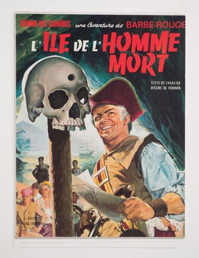 Barbe Rouge - L'île de l'homme mort Édition originale brochée Lombard de 1967. 1er...