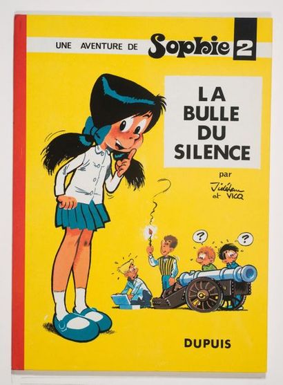 Sophie 2 - La bulle du silence Édition originale de 1968. Dos rond rouge vif. Petite...