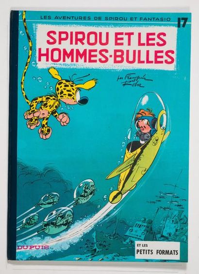 Spirou et les hommes bulles Édition originale de 1964 (chiffre 17 en noir au 4ème...