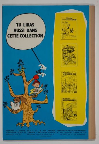 Tif et Tondu - Plein gaz Édition originale cartonnée française de 1959. Plat lumineux...