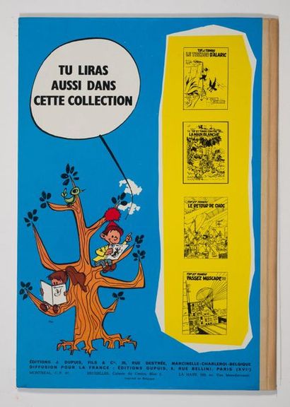 Tif et Tondu - Plein gaz Édition originale cartonnée française de 1959. Plat lumineux...