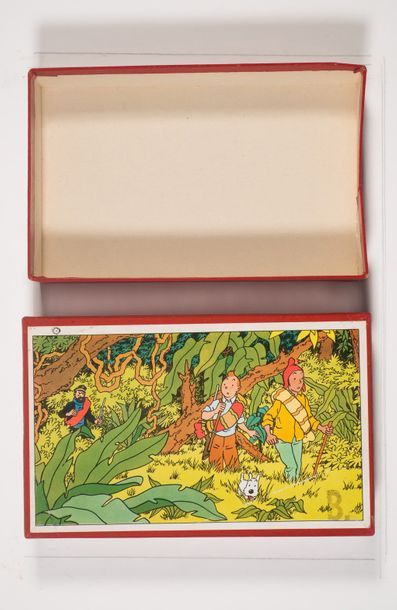 Tintin - Puzzle Magnifique puzzle en bois issu du Temple du Soleil (marche dans la...