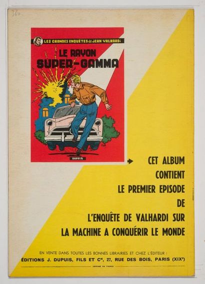 Valhardi - La machine à conquérir le monde Édition originale française de 1956. Plats...