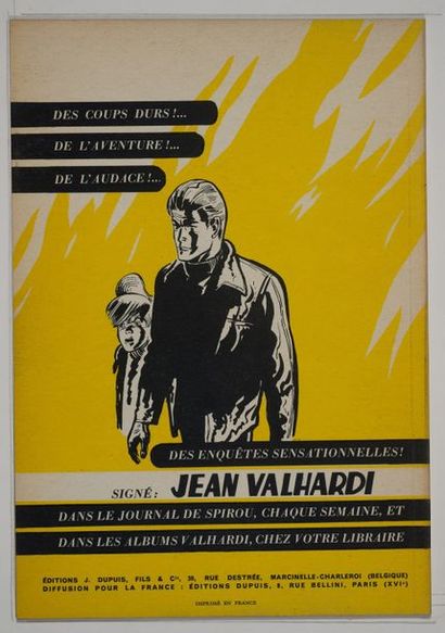 Valhardi - Le gang du diamant Édition originale française de 1958. Plats impeccables,...