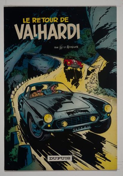 Le retour de Valhardi Édition originale de 1965. Dos bien carré. Plats pratiquement...