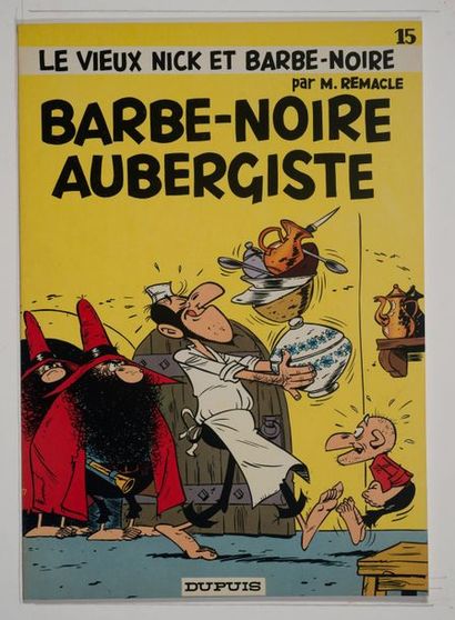 Vieux Nick - Barbe-Noire aubergiste Édition originale de 1971. Plats aux couleurs...