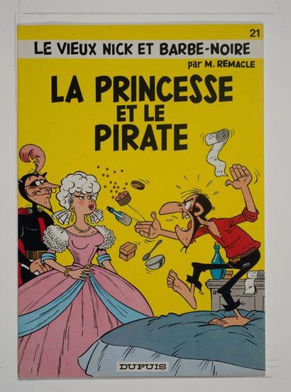 Vieux Nick - La princesse et le pirate Édition originale de 1977. Plats aux couleurs...