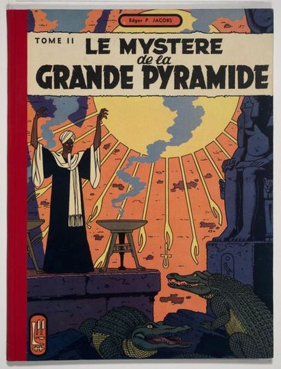 Blake et Mortimer - Le mystère de la grande pyramide II Édition originale de 1955,...