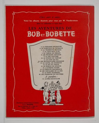 Bob et Bobette - Les chasseurs de fantômes Édition originale brochée de 1958. Dos...