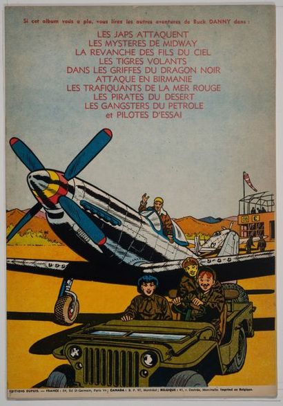 Buck Danny - Ciel de Corée Édition originale de 1954. Dos resté bien carré. Plats...