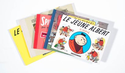 Chaland - Ensemble de 10 albums Captivant (EO + dos toilé), Le Jeune Albert (EO +...