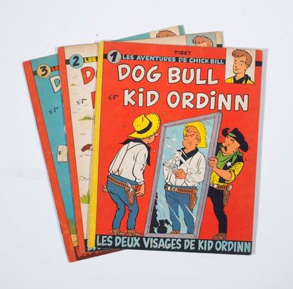 Chick Bill - Ensemble de 3 albums Collection Dog Bull et Kid Ordinn 1, 2, 3 en édition...