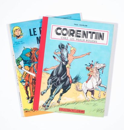 Corentin - ensemble de 2 albums N°3 + 4. Éditions originales avec points. Bon état...
