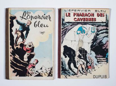 Epervier bleu - Ensemble de 2 albums N° 1 (20 x 29.5 cm), Le pharaon des cavernes....