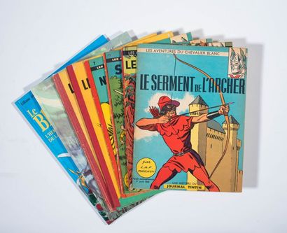 Funcken - Ensemble de 21 albums Chevalier Blanc 1 (EO belge, dos papier moucheté,...