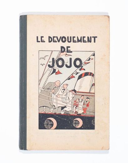 Jijé - Le dévouement de Jojo Édition originale parue en 1937 dos gris-vert. Bon état...