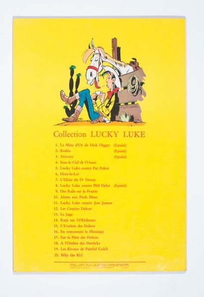Lucky Luke 21 Les collines noires. Rare édition originale en plus que très très bon...