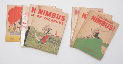 Nimbus - Ensemble de 7 albums 1 (nom en page de titre), 2 (coin manquant en page...