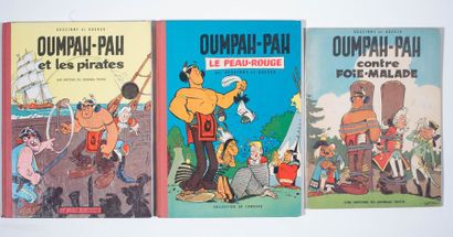 Oumpah-pah - Ensemble de 3 albums 1 (EO belge avec point), 2 (EO belge avec point),...