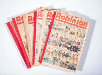 Robinson - Ensemble de 27 à 218 Fascicules originaux de 27 à 215 (sous reliures amateurs...