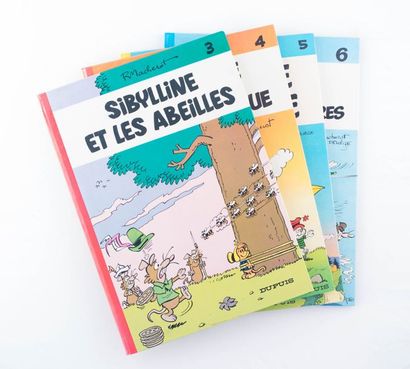 Sibylline - Ensemble de 4 albums N° 3, 4, 5 (fripé), 6. Éditions originales en très...