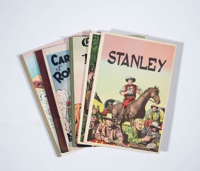 Stanley + divers - ensemble de 5 albums Stanley 1 et 2 (EO cartonnées), Godefroid...