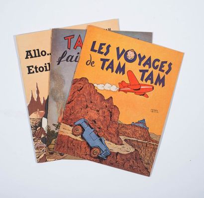 Tam Tam (Mitacq) - Ensemble de 3 albums N° 1, 2, 3. Éditions originales. Bon état...