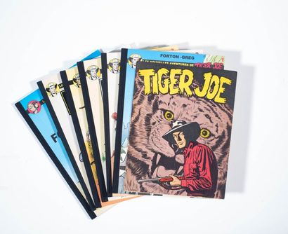 Tiger Joe - ensemble de 7 albums 1 (EO 1951, bon état +), Les nouvelles aventures...