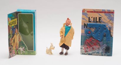 Tintin / L’île noire – Figurines SERI Figurine de Tintin et Milou + Vêtements écossais...