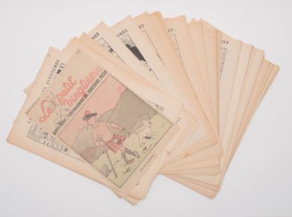 Petit Vingtième 1937/38 - L'île noire Collection complète des pages de l'île noire...
