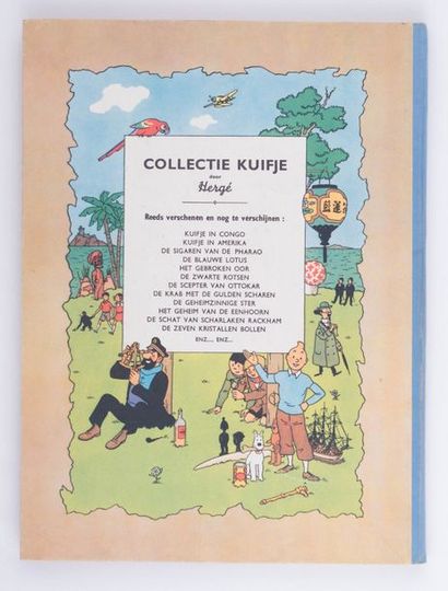Kuifje / De Zwarte Rotsen Dos bleu, noté 1946. Cahiers magnifiques en papier épais,...