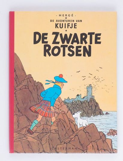 Kuifje / De Zwarte Rotsen - ? (1956) Dos rouge, noté 1947. Cahiers magnifiques en...