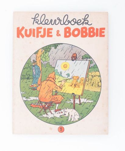 Tintin/Kuifje - Kleurboek Album à colorier n°1, format à la française (ref 1.001/c)....