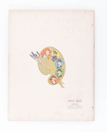 Tintin/Kuifje - Kleurboek Album à colorier n°1, format à la française (ref 1.001/c)....