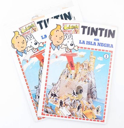 Tintin / La isla negra - Jeu Ensemble composé du jeu bien complet paru en 1982 et...