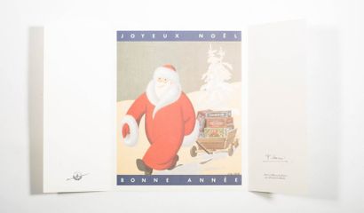 Hergé/Moulinsart - Ensemble de 11 cartes de Voeux 1984, 1985, 1986, 1987, 1988, 1989,...