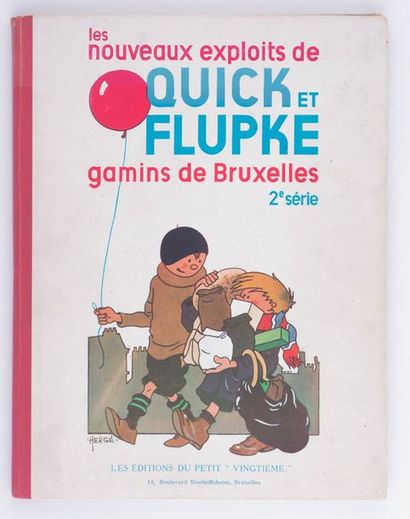 Quick et Flupke N&B - 2ème série Édition originale Petit Vingtième de 1932. Très...