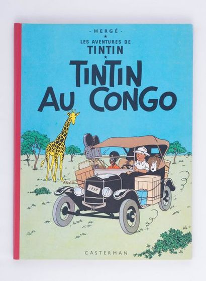 Tintin au Congo B27bis de 1960. Superbe album proche de l'état neuf.