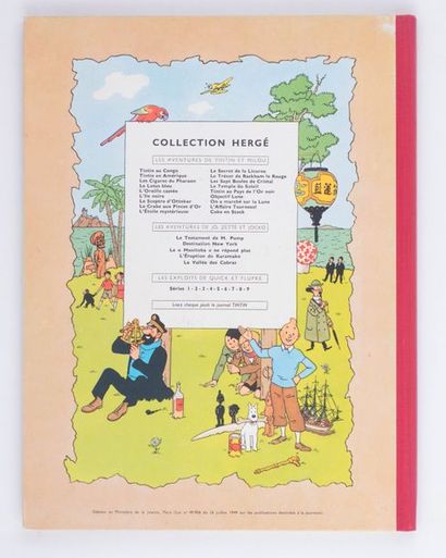 Tintin en Amérique B27 de 1960. Superbe album proche de l'état neuf.