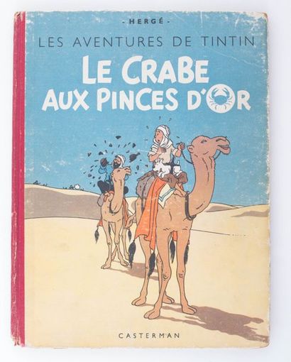 Tintin - Crabe aux pinces d'or Édition originale A22 de 1944, dos rouge. Bon éta...