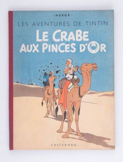 Tintin - Le Crabe aux pinces d'or Édition Casterman B1 de 1947. Très bon état.